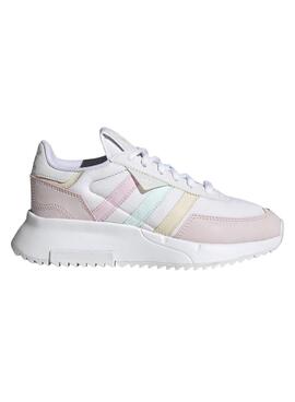 Baskets Adidas Retropy F2 Couleurs Blanc Fille
