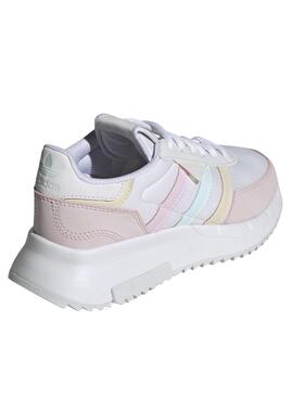 Baskets Adidas Retropy F2 Couleurs Blanc Fille