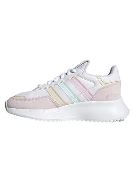 Baskets Adidas Retropy F2 Couleurs Blanc Fille
