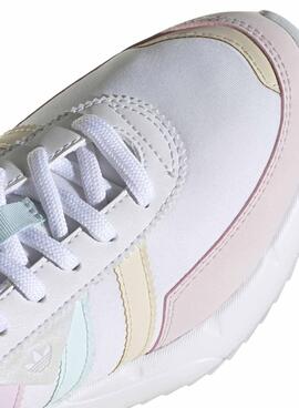 Baskets Adidas Retropy F2 Couleurs Blanc Fille