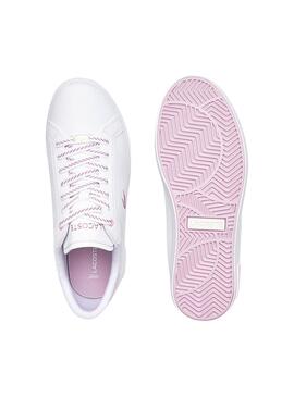 Baskets Lacoste Powercourt Blanc pour Femme