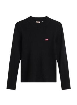 Pull Levis Rib Batwing Noire pour Femme