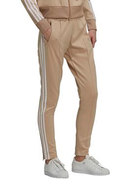 Pantalon Adidas Primeblue SST Marron pour Femme