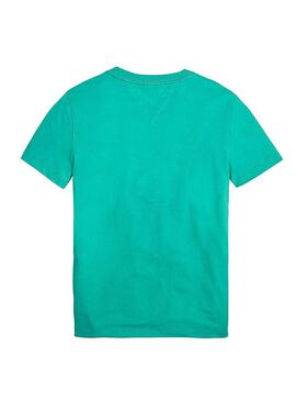T-Shirt Tommy Hilfiger Essential Class Vert Enfant