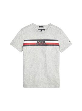 T-Shirt Tommy Hilfiger Essential Global Grey