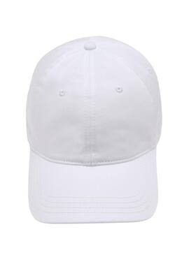 Casquette Lacoste Unisexe Coton Biologique Blanc