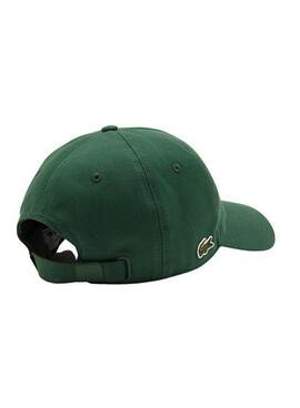 Casquette Lacoste Coton Biologique Vert Unisexe