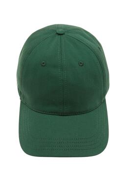 Casquette Lacoste Coton Biologique Vert Unisexe