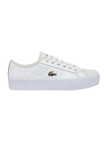 Baskets Lacoste Zaine Plus Grand Blanc Femme