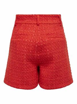 Short Only Boucle Kennedy Orange pour Femme