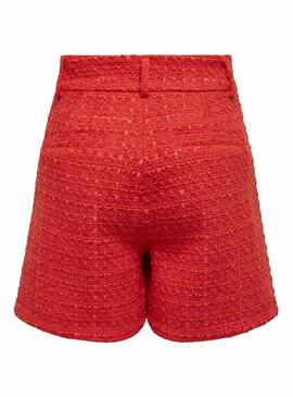 Short Only Boucle Kennedy Orange pour Femme