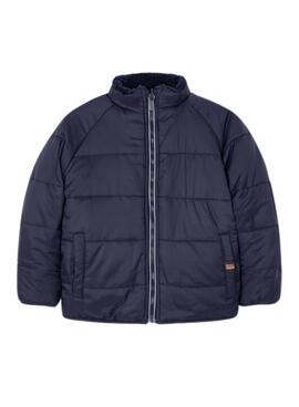 Veste Mayoral Réversible Shearling Bleu Marine Garçon