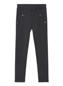 Pantalon Mayoral Long Knitted Rome Gris pour Fille