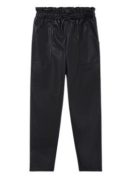 Pantalon Mayoral Similicuir Noire pour Fille