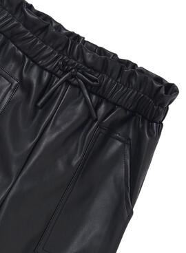 Pantalon Mayoral Similicuir Noire pour Fille