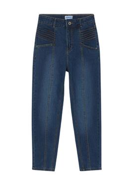 Jeans Mayoral Souple Bleu Marine pour Fille