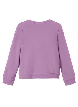 Sweat Name It Violet Sauvage pour Fille