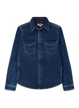 Chemise Denim Pepe Jeans Jepson Marina Garçon