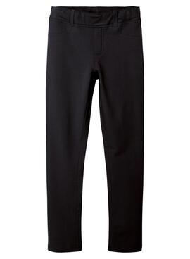 Pantalon Name It Java Solid Leggings Noire Fille