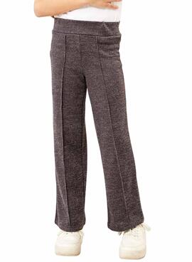 Pantalon Name It Nilea Wide Loose Brun Fille