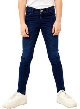 Jeans Name It Polly Skinny Bleu Marine Fille