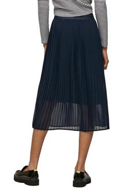 Jupe Pepe Jeans Fay Bleu Marine pour Femme