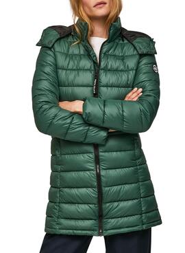 Manteaux Pepe Jeans Rembourré Agnès Vert pour Femme