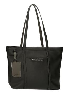 Sac à main Pepe Jeans Tote Pierre Noire pour Femme