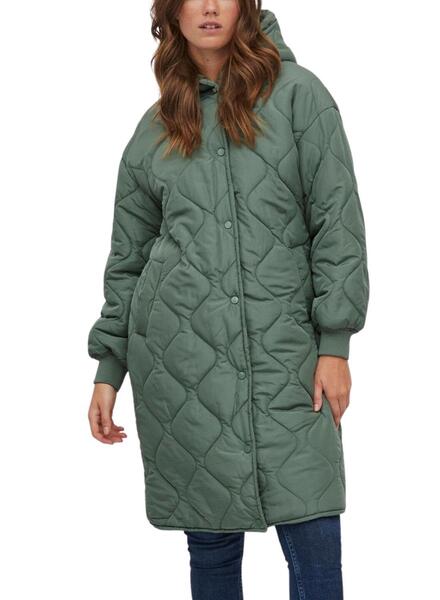Veste Vila Thora Acolchada Vert pour Femme