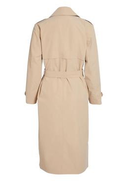 Gabardine Vila Desse Beige pour Femme