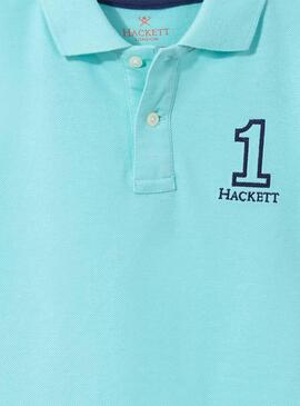 Polo Hackett N01 Classe Turquoise Enfante