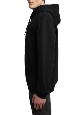 Sweat Napapijri B-Box Noire pour Homme
