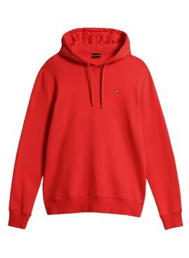 Sweat Napapijri Balis Rouge pour Homme
