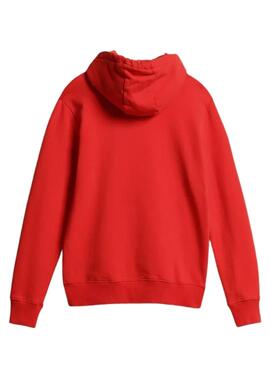 Sweat Napapijri Balis Rouge pour Homme