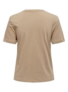 T-Shirt Only Stranger Things Camel pour Femme