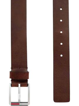 Ceinture Tommy Jeans Essential brun pour Homme