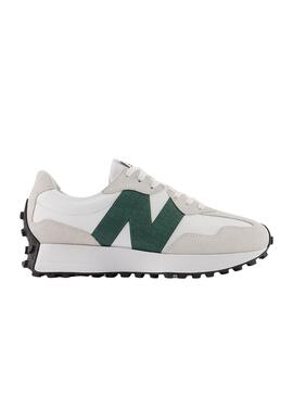 Baskets New Balance 327 Blanc Vert pour Femme