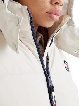 Gilet Tommy Jeans Alaska Rembourré Blanc Femme