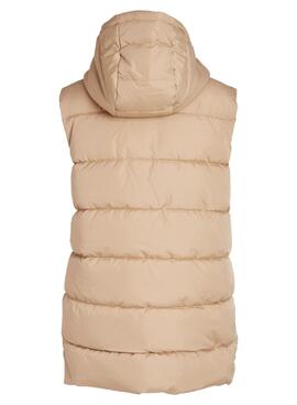 Gilet Vila Doudoune Vitate Beige pour Femme