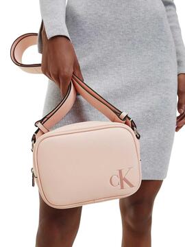 Sac à main Calvin Klein Sculpted Camera Rosa Nude Femme