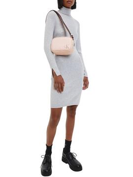 Sac à main Calvin Klein Sculpted Camera Rosa Nude Femme