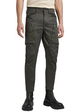 Pantalon G-Star Fermeture Éclair Cargo Vert pour Homme