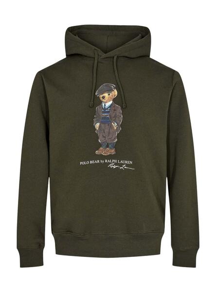 Sweat Polo Ralph Lauren Bear Vert pour Homme