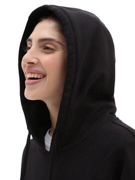 Sweat Vans Cloud Cadres Noire pour Femme
