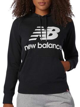 Sweat New Balance Essentials Noire pour Femme
