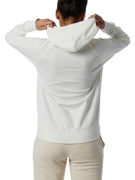 Sweat New Balance Essentials Blanc pour Femme