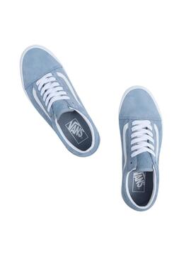 Baskets Vans Old Skool Bleu pour Femme