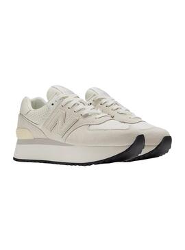Baskets New Balance 574 Beige pour Femme