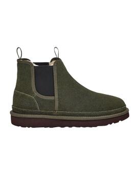 Bottines UGG Neumel Chelsea Vert pour Homme