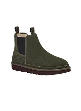 Bottines UGG Neumel Chelsea Vert pour Homme